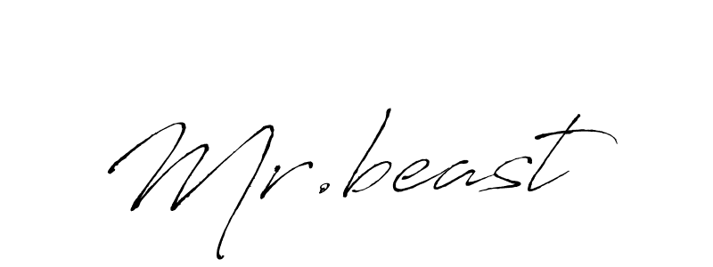 Create a beautiful signature design for name Mr.beast. With this signature (Antro_Vectra) fonts, you can make a handwritten signature for free. Mr.beast signature style 6 images and pictures png