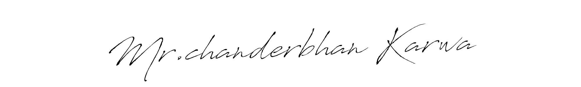 The best way (Antro_Vectra) to make a short signature is to pick only two or three words in your name. The name Mr.chanderbhan Karwa include a total of six letters. For converting this name. Mr.chanderbhan Karwa signature style 6 images and pictures png