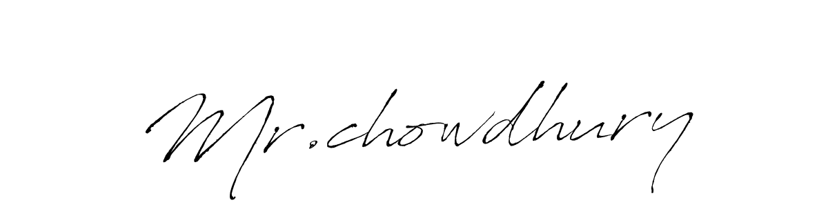 It looks lik you need a new signature style for name Mr.chowdhury. Design unique handwritten (Antro_Vectra) signature with our free signature maker in just a few clicks. Mr.chowdhury signature style 6 images and pictures png