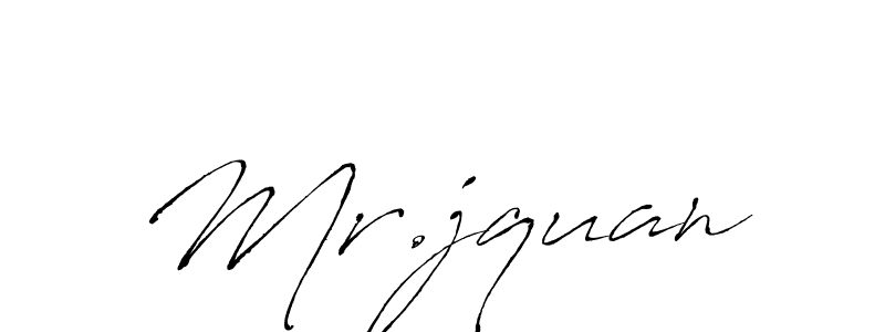 Design your own signature with our free online signature maker. With this signature software, you can create a handwritten (Antro_Vectra) signature for name Mr.jquan. Mr.jquan signature style 6 images and pictures png
