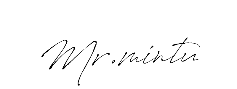 Also we have Mr.mintu name is the best signature style. Create professional handwritten signature collection using Antro_Vectra autograph style. Mr.mintu signature style 6 images and pictures png
