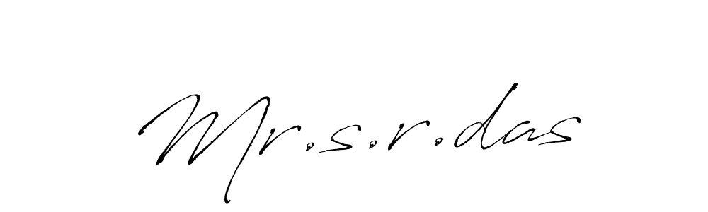 if you are searching for the best signature style for your name Mr.s.r.das. so please give up your signature search. here we have designed multiple signature styles  using Antro_Vectra. Mr.s.r.das signature style 6 images and pictures png