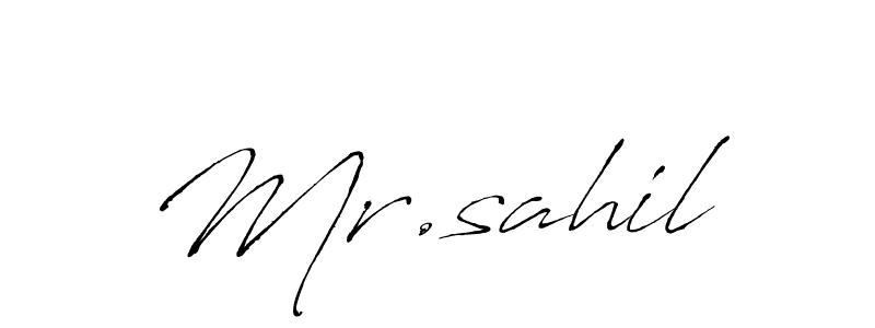 The best way (Antro_Vectra) to make a short signature is to pick only two or three words in your name. The name Mr.sahil include a total of six letters. For converting this name. Mr.sahil signature style 6 images and pictures png