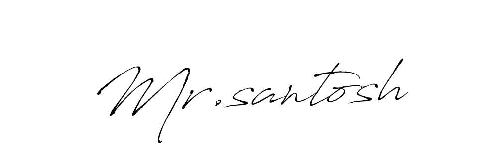 Also You can easily find your signature by using the search form. We will create Mr.santosh name handwritten signature images for you free of cost using Antro_Vectra sign style. Mr.santosh signature style 6 images and pictures png