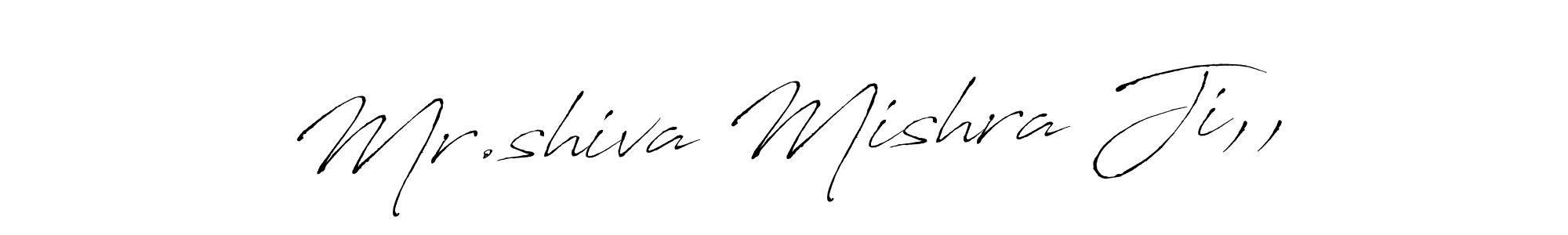 Design your own signature with our free online signature maker. With this signature software, you can create a handwritten (Antro_Vectra) signature for name Mr.shiva Mishra Ji,,. Mr.shiva Mishra Ji,, signature style 6 images and pictures png