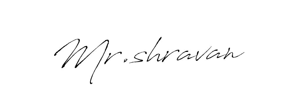 Make a beautiful signature design for name Mr.shravan. Use this online signature maker to create a handwritten signature for free. Mr.shravan signature style 6 images and pictures png