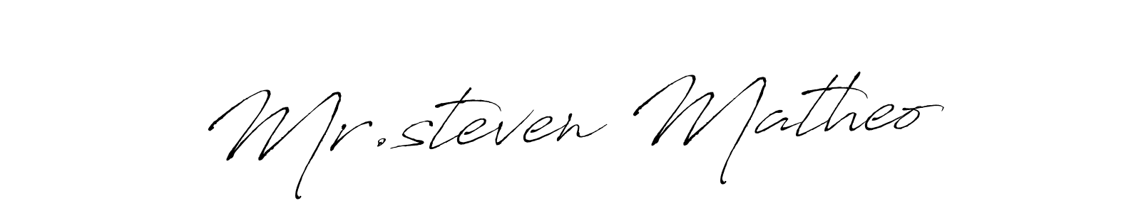 if you are searching for the best signature style for your name Mr.steven Matheo. so please give up your signature search. here we have designed multiple signature styles  using Antro_Vectra. Mr.steven Matheo signature style 6 images and pictures png