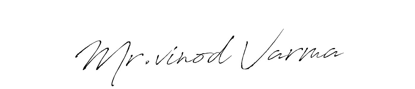Mr.vinod Varma stylish signature style. Best Handwritten Sign (Antro_Vectra) for my name. Handwritten Signature Collection Ideas for my name Mr.vinod Varma. Mr.vinod Varma signature style 6 images and pictures png