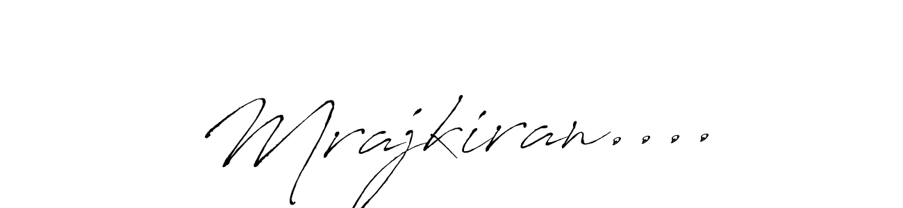 How to make Mrajkiran.... name signature. Use Antro_Vectra style for creating short signs online. This is the latest handwritten sign. Mrajkiran.... signature style 6 images and pictures png