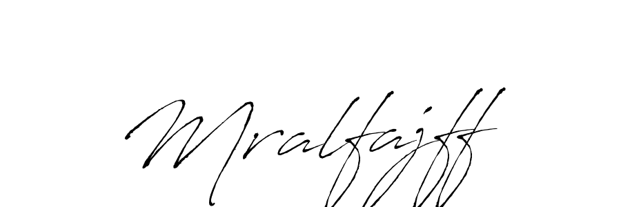 Design your own signature with our free online signature maker. With this signature software, you can create a handwritten (Antro_Vectra) signature for name Mralfajff. Mralfajff signature style 6 images and pictures png