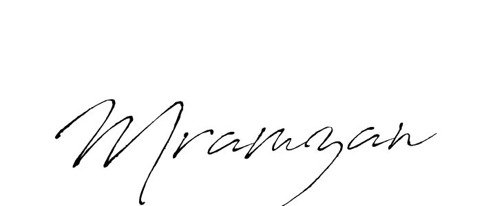 How to make Mramzan signature? Antro_Vectra is a professional autograph style. Create handwritten signature for Mramzan name. Mramzan signature style 6 images and pictures png