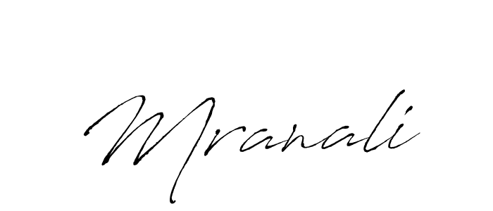 Mranali stylish signature style. Best Handwritten Sign (Antro_Vectra) for my name. Handwritten Signature Collection Ideas for my name Mranali. Mranali signature style 6 images and pictures png