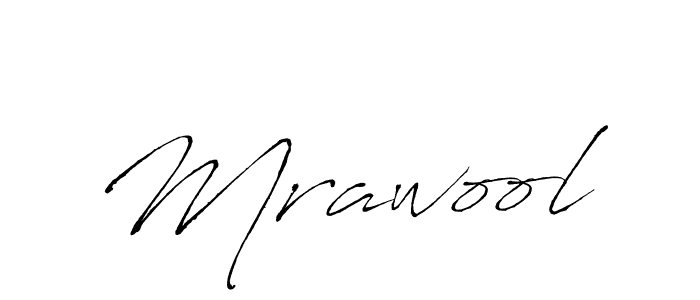 The best way (Antro_Vectra) to make a short signature is to pick only two or three words in your name. The name Mrawool include a total of six letters. For converting this name. Mrawool signature style 6 images and pictures png