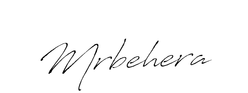 Make a beautiful signature design for name Mrbehera. With this signature (Antro_Vectra) style, you can create a handwritten signature for free. Mrbehera signature style 6 images and pictures png