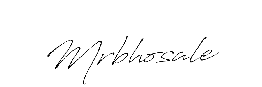 Mrbhosale stylish signature style. Best Handwritten Sign (Antro_Vectra) for my name. Handwritten Signature Collection Ideas for my name Mrbhosale. Mrbhosale signature style 6 images and pictures png