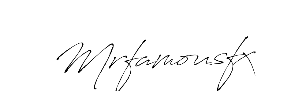 if you are searching for the best signature style for your name Mrfamousfx. so please give up your signature search. here we have designed multiple signature styles  using Antro_Vectra. Mrfamousfx signature style 6 images and pictures png
