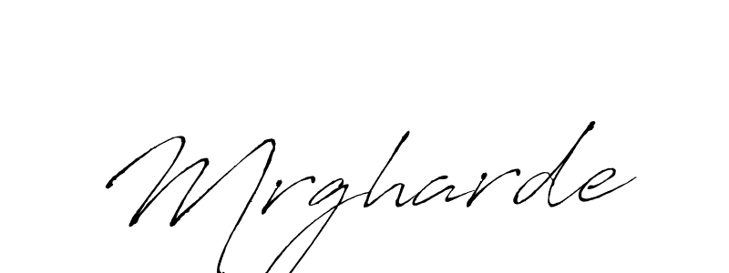 Use a signature maker to create a handwritten signature online. With this signature software, you can design (Antro_Vectra) your own signature for name Mrgharde. Mrgharde signature style 6 images and pictures png