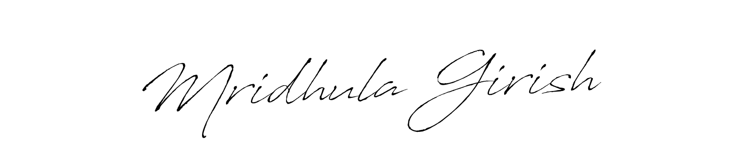 Make a beautiful signature design for name Mridhula Girish. Use this online signature maker to create a handwritten signature for free. Mridhula Girish signature style 6 images and pictures png