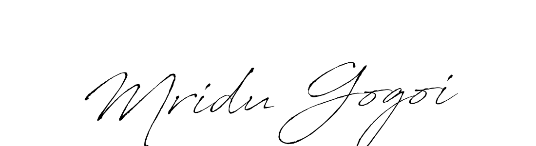 Also You can easily find your signature by using the search form. We will create Mridu Gogoi name handwritten signature images for you free of cost using Antro_Vectra sign style. Mridu Gogoi signature style 6 images and pictures png