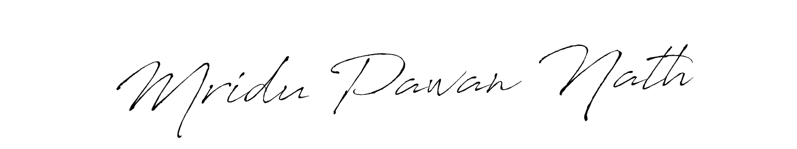 The best way (Antro_Vectra) to make a short signature is to pick only two or three words in your name. The name Mridu Pawan Nath include a total of six letters. For converting this name. Mridu Pawan Nath signature style 6 images and pictures png