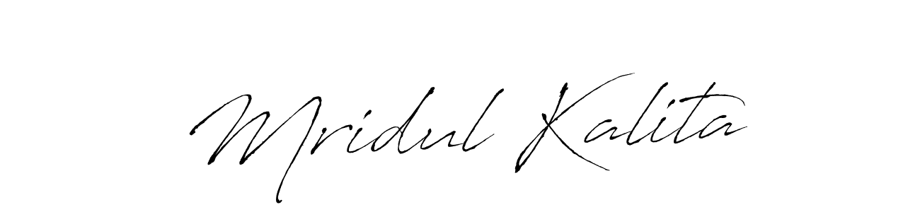 How to make Mridul Kalita signature? Antro_Vectra is a professional autograph style. Create handwritten signature for Mridul Kalita name. Mridul Kalita signature style 6 images and pictures png