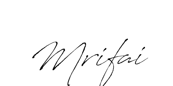 Mrifai stylish signature style. Best Handwritten Sign (Antro_Vectra) for my name. Handwritten Signature Collection Ideas for my name Mrifai. Mrifai signature style 6 images and pictures png