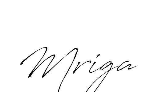 Create a beautiful signature design for name Mriga. With this signature (Antro_Vectra) fonts, you can make a handwritten signature for free. Mriga signature style 6 images and pictures png