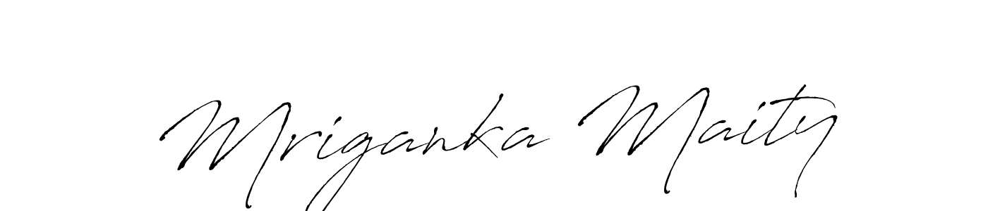 Mriganka Maity stylish signature style. Best Handwritten Sign (Antro_Vectra) for my name. Handwritten Signature Collection Ideas for my name Mriganka Maity. Mriganka Maity signature style 6 images and pictures png