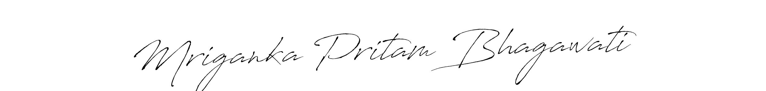 You should practise on your own different ways (Antro_Vectra) to write your name (Mriganka Pritam Bhagawati) in signature. don't let someone else do it for you. Mriganka Pritam Bhagawati signature style 6 images and pictures png