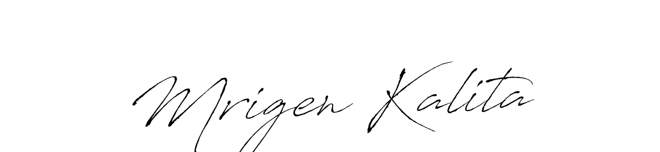 Also You can easily find your signature by using the search form. We will create Mrigen Kalita name handwritten signature images for you free of cost using Antro_Vectra sign style. Mrigen Kalita signature style 6 images and pictures png