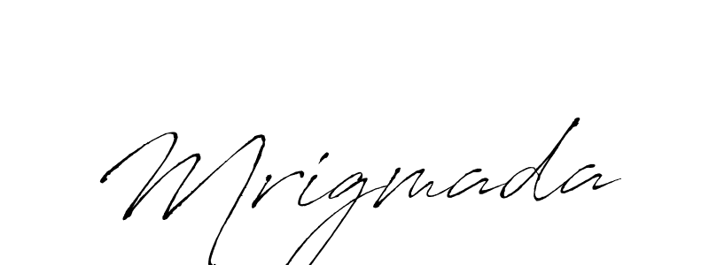 Design your own signature with our free online signature maker. With this signature software, you can create a handwritten (Antro_Vectra) signature for name Mrigmada. Mrigmada signature style 6 images and pictures png
