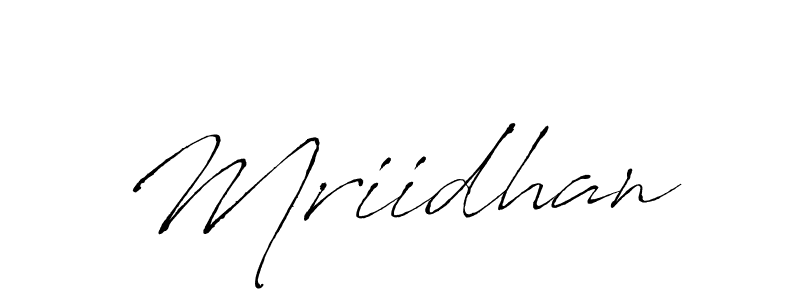 Use a signature maker to create a handwritten signature online. With this signature software, you can design (Antro_Vectra) your own signature for name Mriidhan. Mriidhan signature style 6 images and pictures png