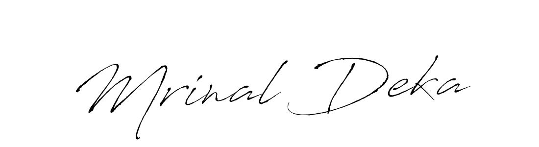 Use a signature maker to create a handwritten signature online. With this signature software, you can design (Antro_Vectra) your own signature for name Mrinal Deka. Mrinal Deka signature style 6 images and pictures png