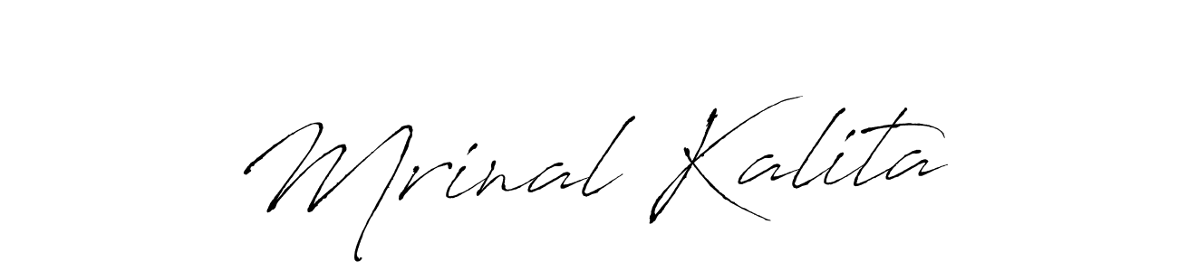 if you are searching for the best signature style for your name Mrinal Kalita. so please give up your signature search. here we have designed multiple signature styles  using Antro_Vectra. Mrinal Kalita signature style 6 images and pictures png