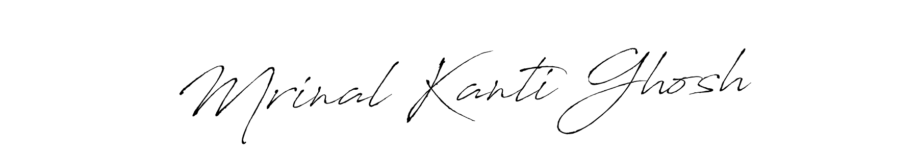 Design your own signature with our free online signature maker. With this signature software, you can create a handwritten (Antro_Vectra) signature for name Mrinal Kanti Ghosh. Mrinal Kanti Ghosh signature style 6 images and pictures png