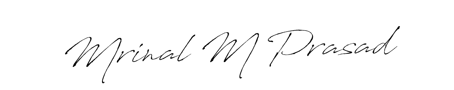 Make a beautiful signature design for name Mrinal M Prasad. Use this online signature maker to create a handwritten signature for free. Mrinal M Prasad signature style 6 images and pictures png