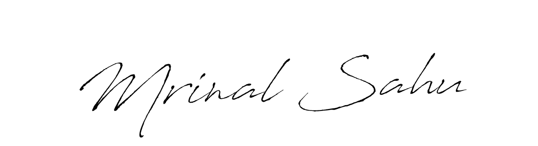 Once you've used our free online signature maker to create your best signature Antro_Vectra style, it's time to enjoy all of the benefits that Mrinal Sahu name signing documents. Mrinal Sahu signature style 6 images and pictures png