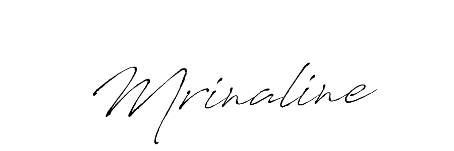 Antro_Vectra is a professional signature style that is perfect for those who want to add a touch of class to their signature. It is also a great choice for those who want to make their signature more unique. Get Mrinaline name to fancy signature for free. Mrinaline signature style 6 images and pictures png