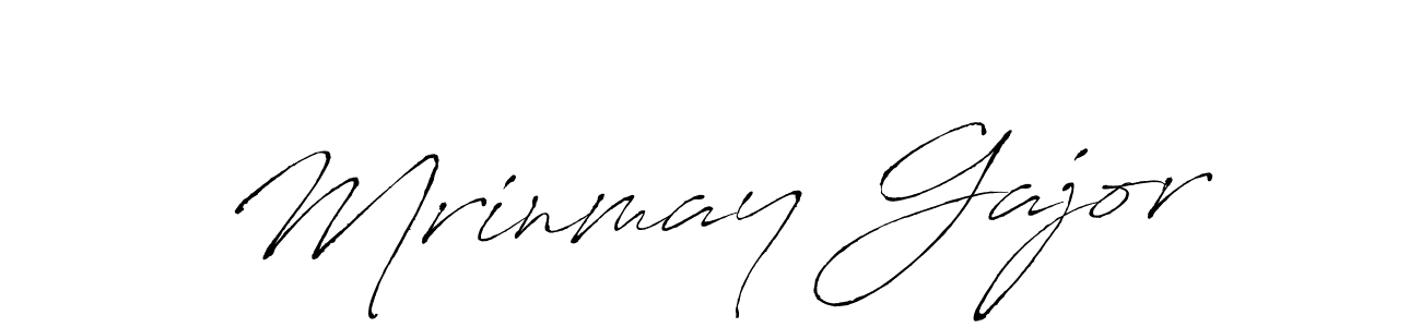 Antro_Vectra is a professional signature style that is perfect for those who want to add a touch of class to their signature. It is also a great choice for those who want to make their signature more unique. Get Mrinmay Gajor name to fancy signature for free. Mrinmay Gajor signature style 6 images and pictures png
