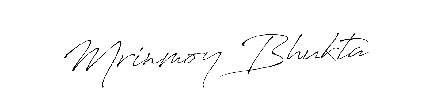 Create a beautiful signature design for name Mrinmoy Bhukta. With this signature (Antro_Vectra) fonts, you can make a handwritten signature for free. Mrinmoy Bhukta signature style 6 images and pictures png