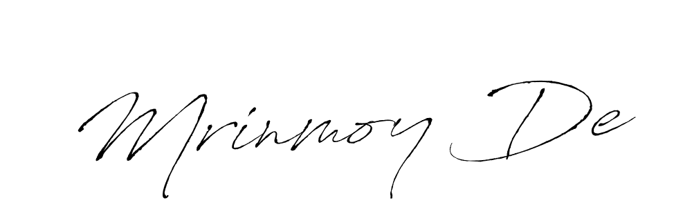 Antro_Vectra is a professional signature style that is perfect for those who want to add a touch of class to their signature. It is also a great choice for those who want to make their signature more unique. Get Mrinmoy De name to fancy signature for free. Mrinmoy De signature style 6 images and pictures png