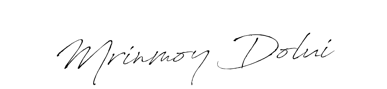 You can use this online signature creator to create a handwritten signature for the name Mrinmoy Dolui. This is the best online autograph maker. Mrinmoy Dolui signature style 6 images and pictures png