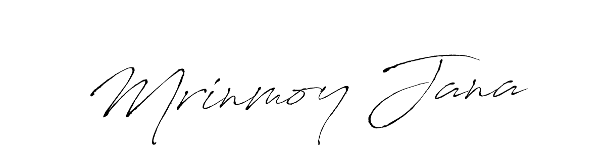 Create a beautiful signature design for name Mrinmoy Jana. With this signature (Antro_Vectra) fonts, you can make a handwritten signature for free. Mrinmoy Jana signature style 6 images and pictures png