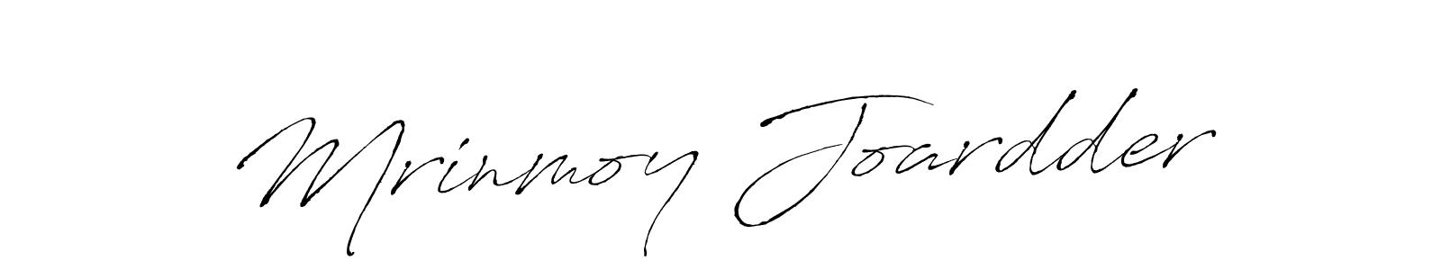 How to make Mrinmoy Joardder name signature. Use Antro_Vectra style for creating short signs online. This is the latest handwritten sign. Mrinmoy Joardder signature style 6 images and pictures png
