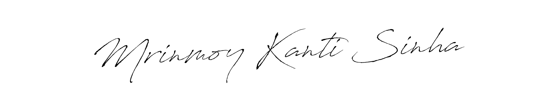 Antro_Vectra is a professional signature style that is perfect for those who want to add a touch of class to their signature. It is also a great choice for those who want to make their signature more unique. Get Mrinmoy Kanti Sinha name to fancy signature for free. Mrinmoy Kanti Sinha signature style 6 images and pictures png