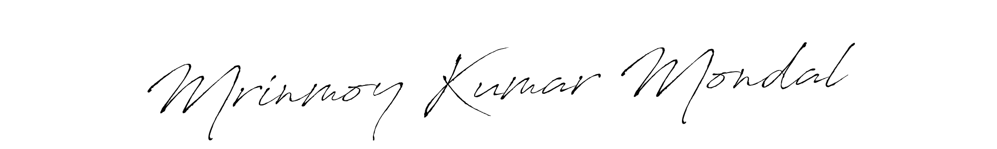 The best way (Antro_Vectra) to make a short signature is to pick only two or three words in your name. The name Mrinmoy Kumar Mondal include a total of six letters. For converting this name. Mrinmoy Kumar Mondal signature style 6 images and pictures png