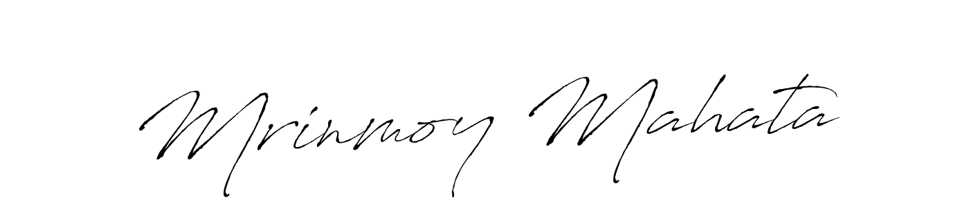 Design your own signature with our free online signature maker. With this signature software, you can create a handwritten (Antro_Vectra) signature for name Mrinmoy Mahata. Mrinmoy Mahata signature style 6 images and pictures png