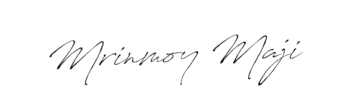 Design your own signature with our free online signature maker. With this signature software, you can create a handwritten (Antro_Vectra) signature for name Mrinmoy Maji. Mrinmoy Maji signature style 6 images and pictures png