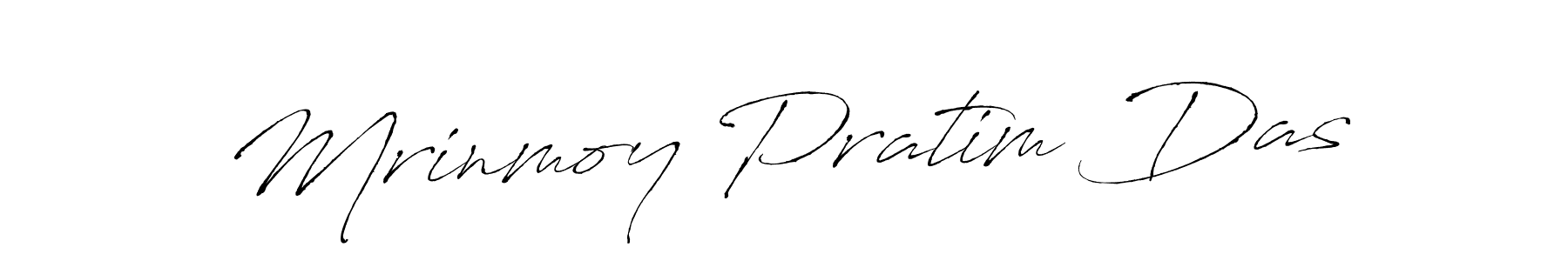 Mrinmoy Pratim Das stylish signature style. Best Handwritten Sign (Antro_Vectra) for my name. Handwritten Signature Collection Ideas for my name Mrinmoy Pratim Das. Mrinmoy Pratim Das signature style 6 images and pictures png
