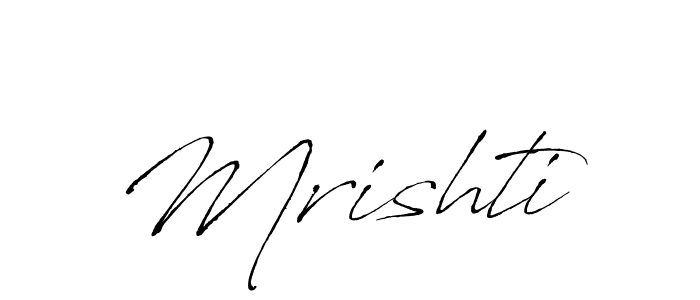 The best way (Antro_Vectra) to make a short signature is to pick only two or three words in your name. The name Mrishti include a total of six letters. For converting this name. Mrishti signature style 6 images and pictures png